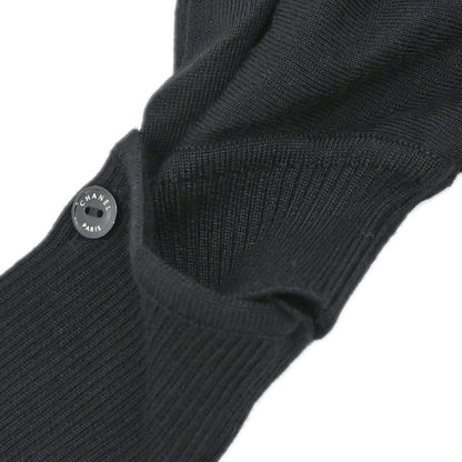 Chanel 2008 Long Sleeve Short Sleeve 2way Top Black #34