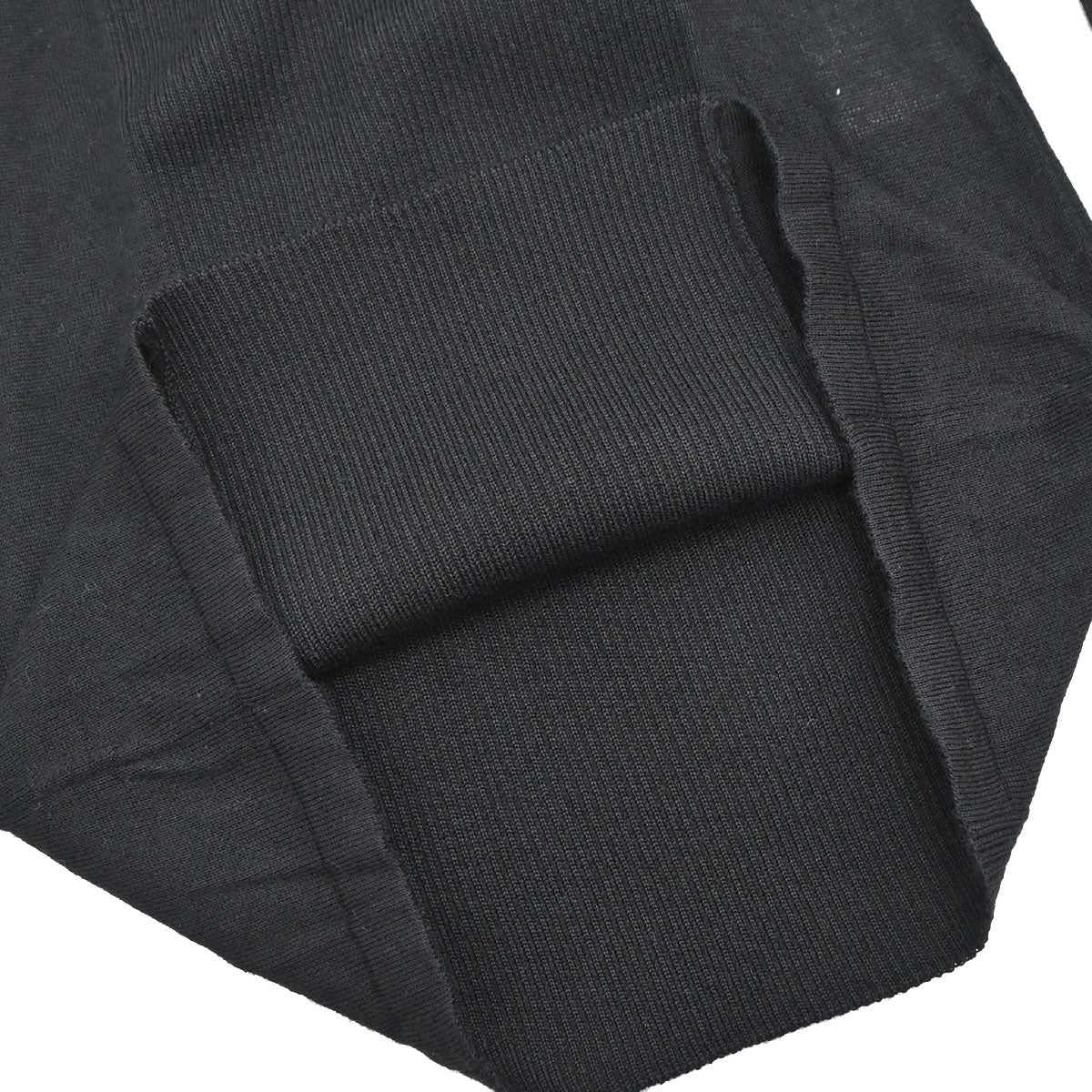 Chanel 2008 Long Sleeve Short Sleeve 2way Top Black #34