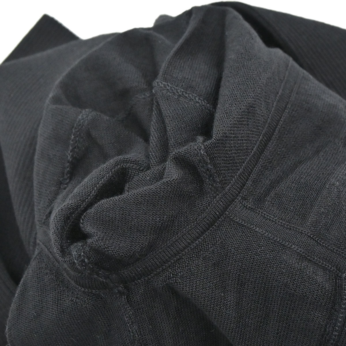 Chanel 2008 Long Sleeve Short Sleeve 2way Top Black #34
