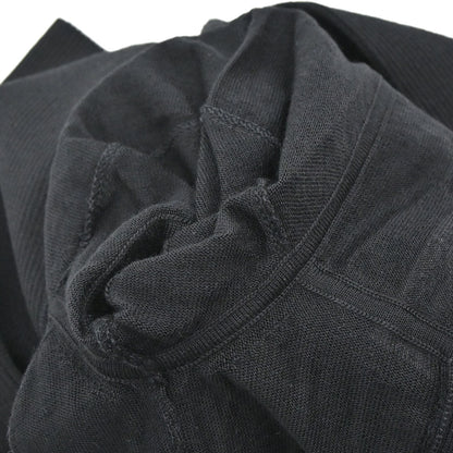Chanel 2008 Long Sleeve Short Sleeve 2way Top Black #34