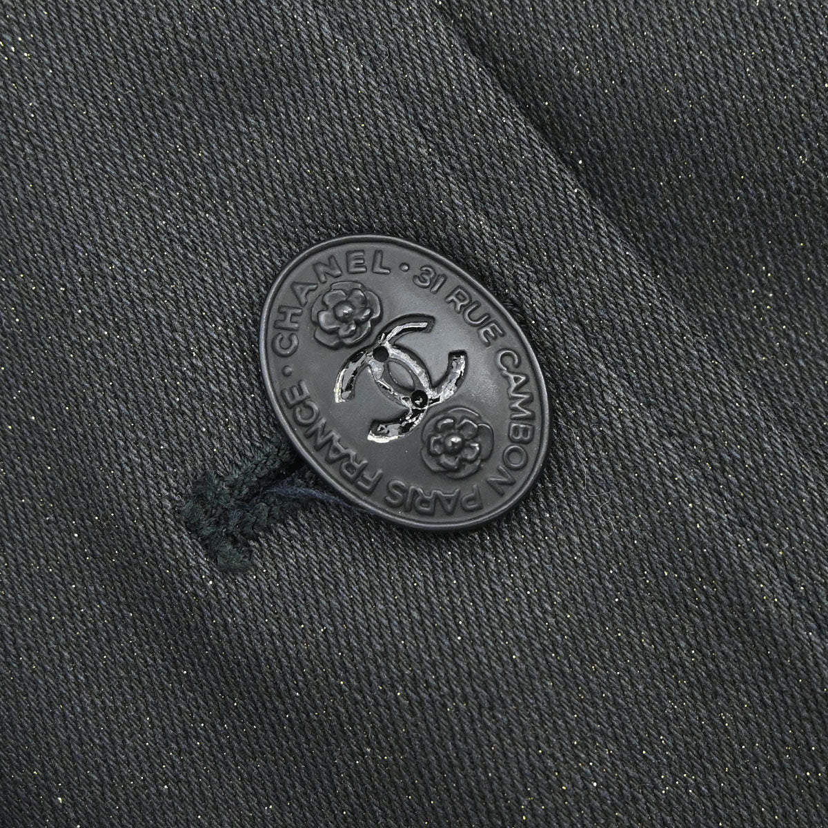 Chanel 2004 Jacket Glitter Black #38