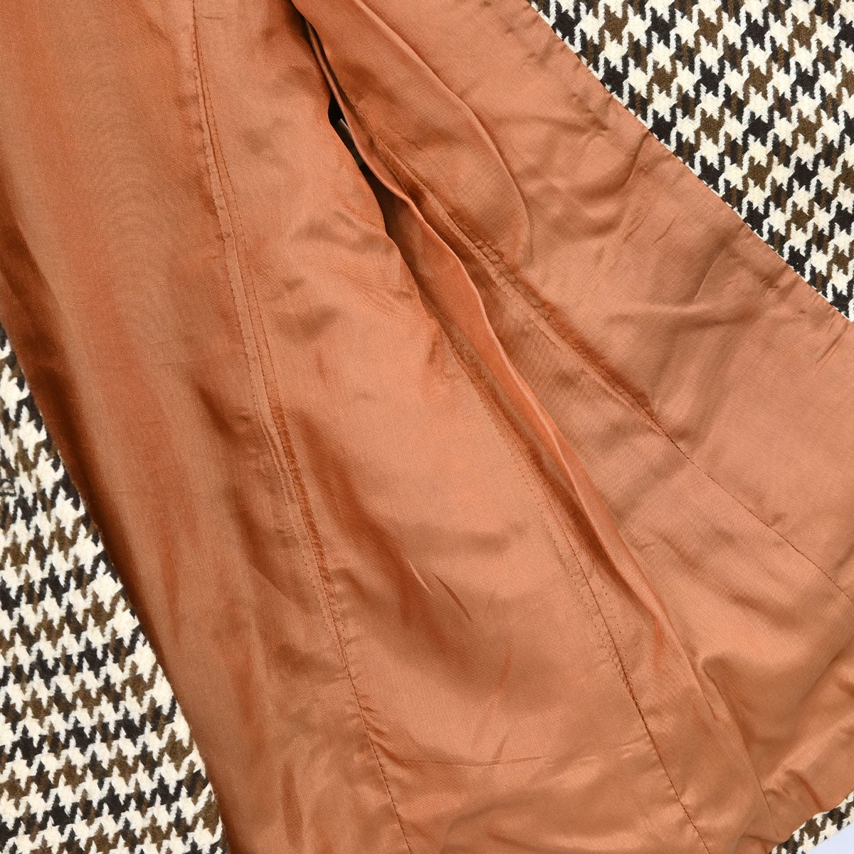 Celine Houndstooth Jacket Brown #40