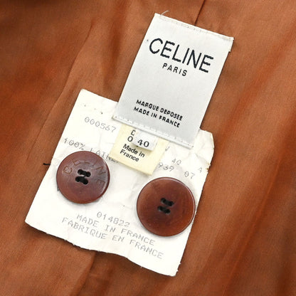 Celine Houndstooth Jacket Brown #40