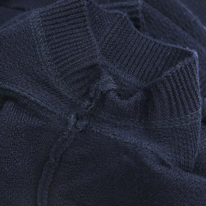 Chanel 2007 Short Sleeve Knit Top Navy #34