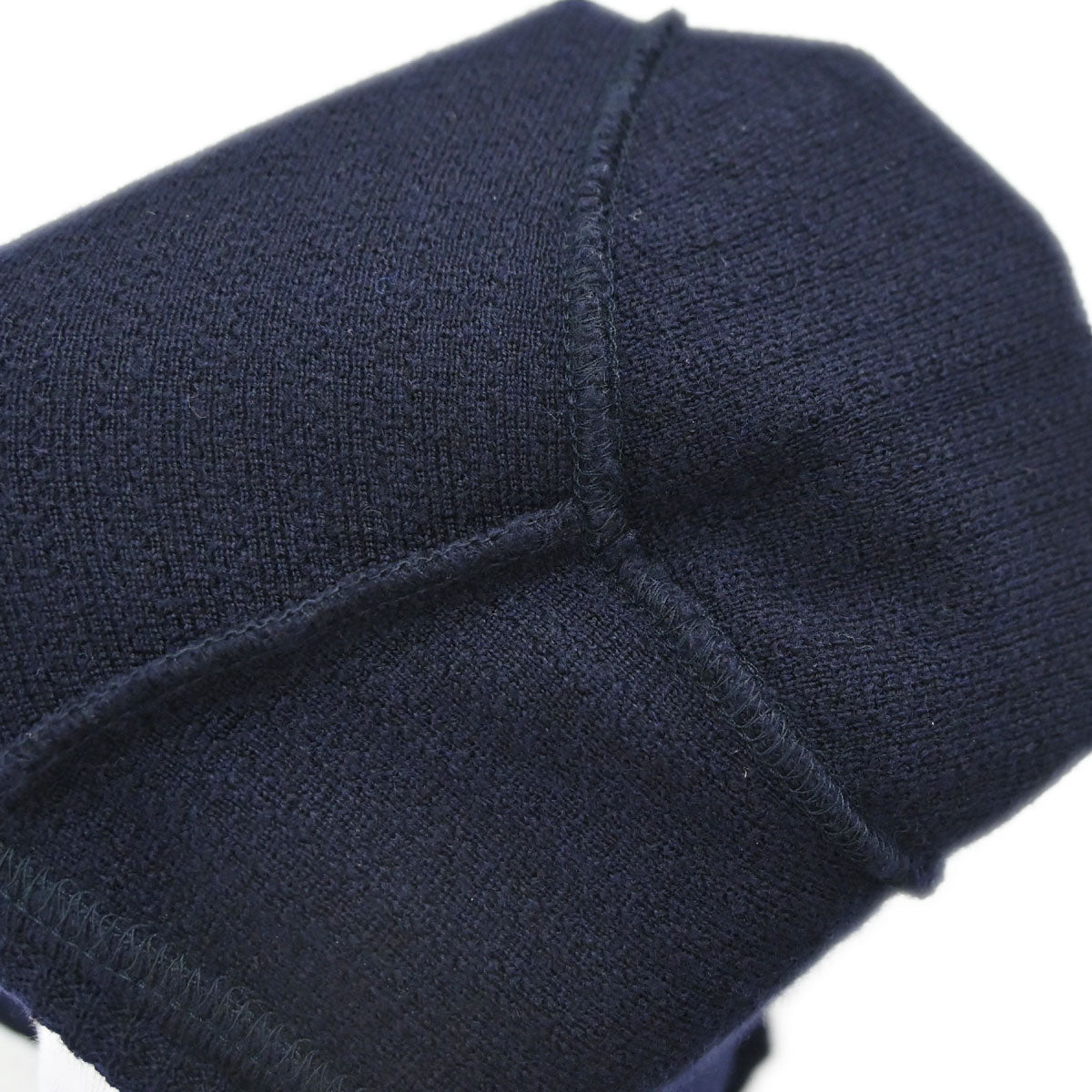 Chanel 2007 Short Sleeve Knit Top Navy #34