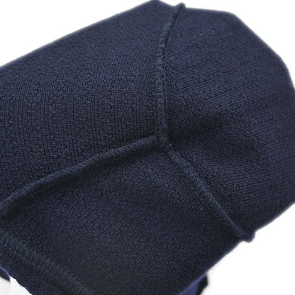 Chanel 2007 Short Sleeve Knit Top Navy #34