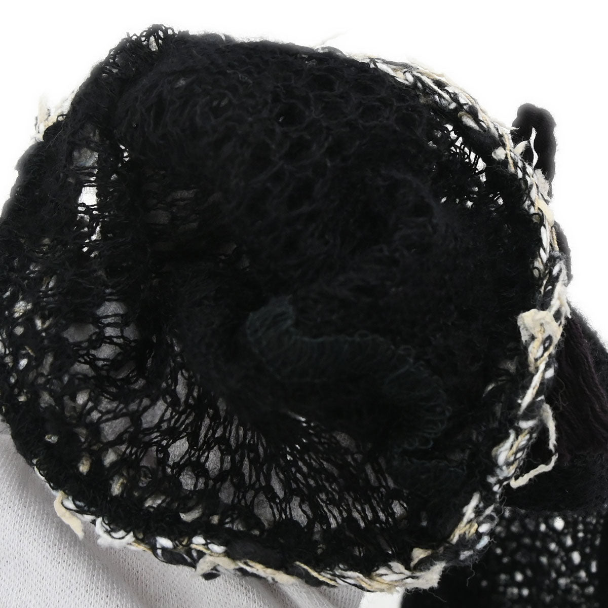 Chanel Set Cardigan Top Knit Black