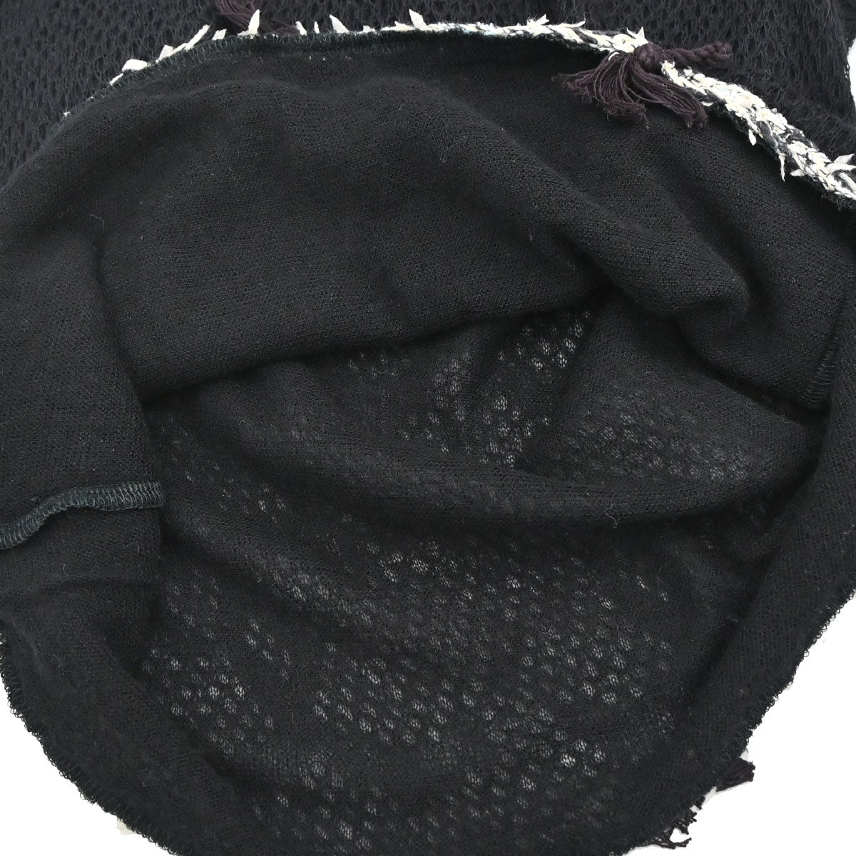 Chanel Set Cardigan Top Knit Black