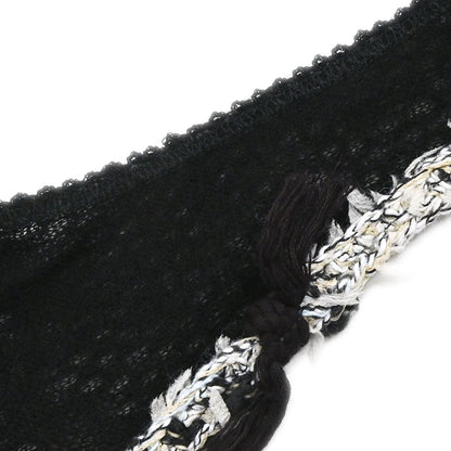 Chanel Set Cardigan Top Knit Black