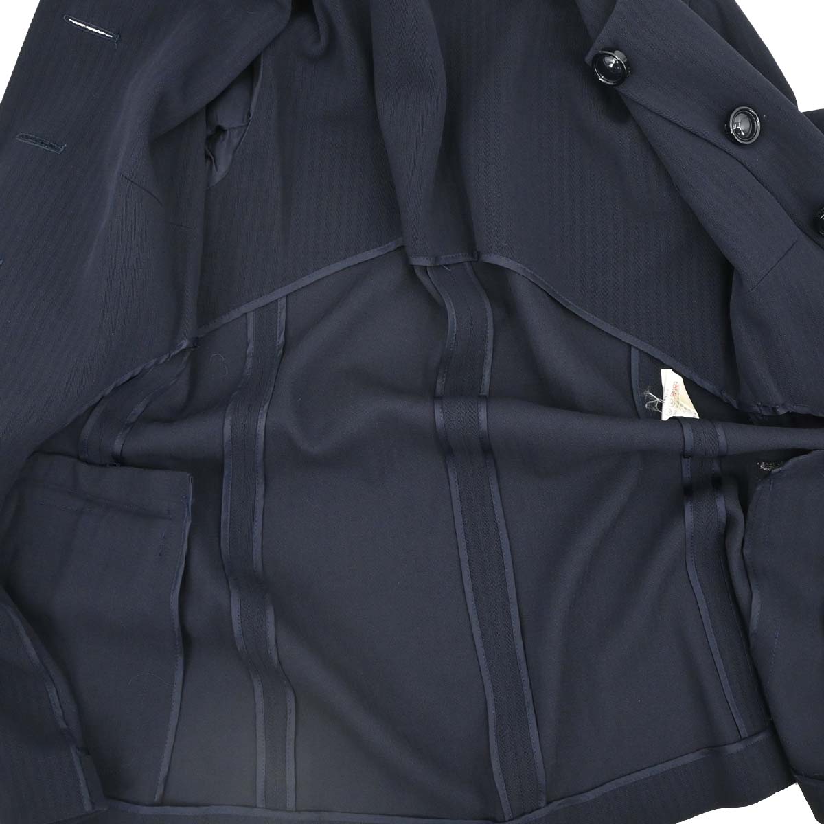 Christian Dior Setup Suit Jacket Skirt Navy #36–38