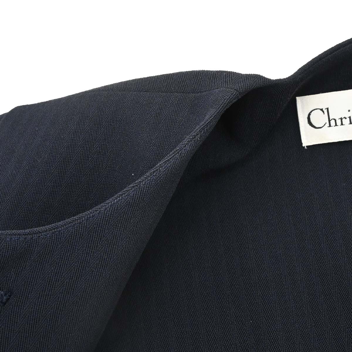 Christian Dior Setup Suit Jacket Skirt Navy #36–38