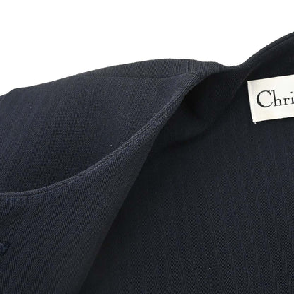 Christian Dior Setup Suit Jacket Skirt Navy #36–38