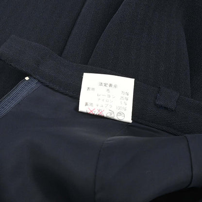 Christian Dior Setup Suit Jacket Skirt Navy #36–38