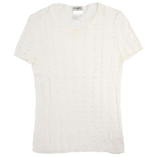 Chanel 2005 Short Sleeve Top White #38