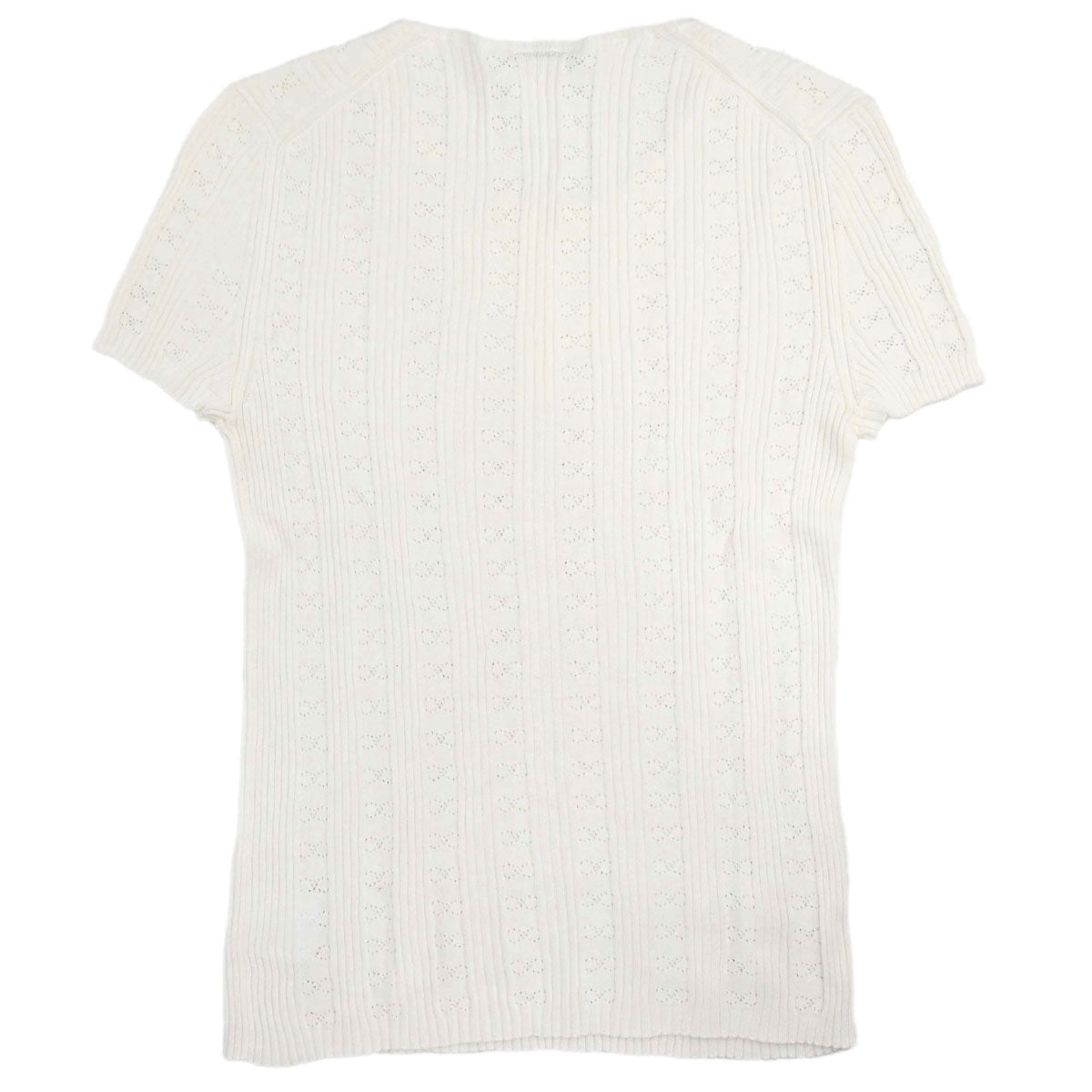 Chanel 2005 Short Sleeve Top White #38
