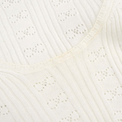Chanel 2005 Short Sleeve Top White #38