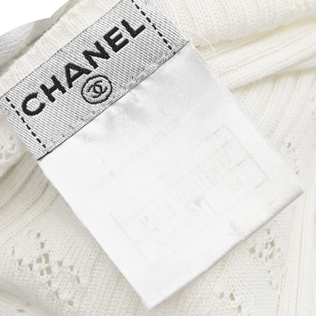 Chanel 2005 Short Sleeve Top White #38