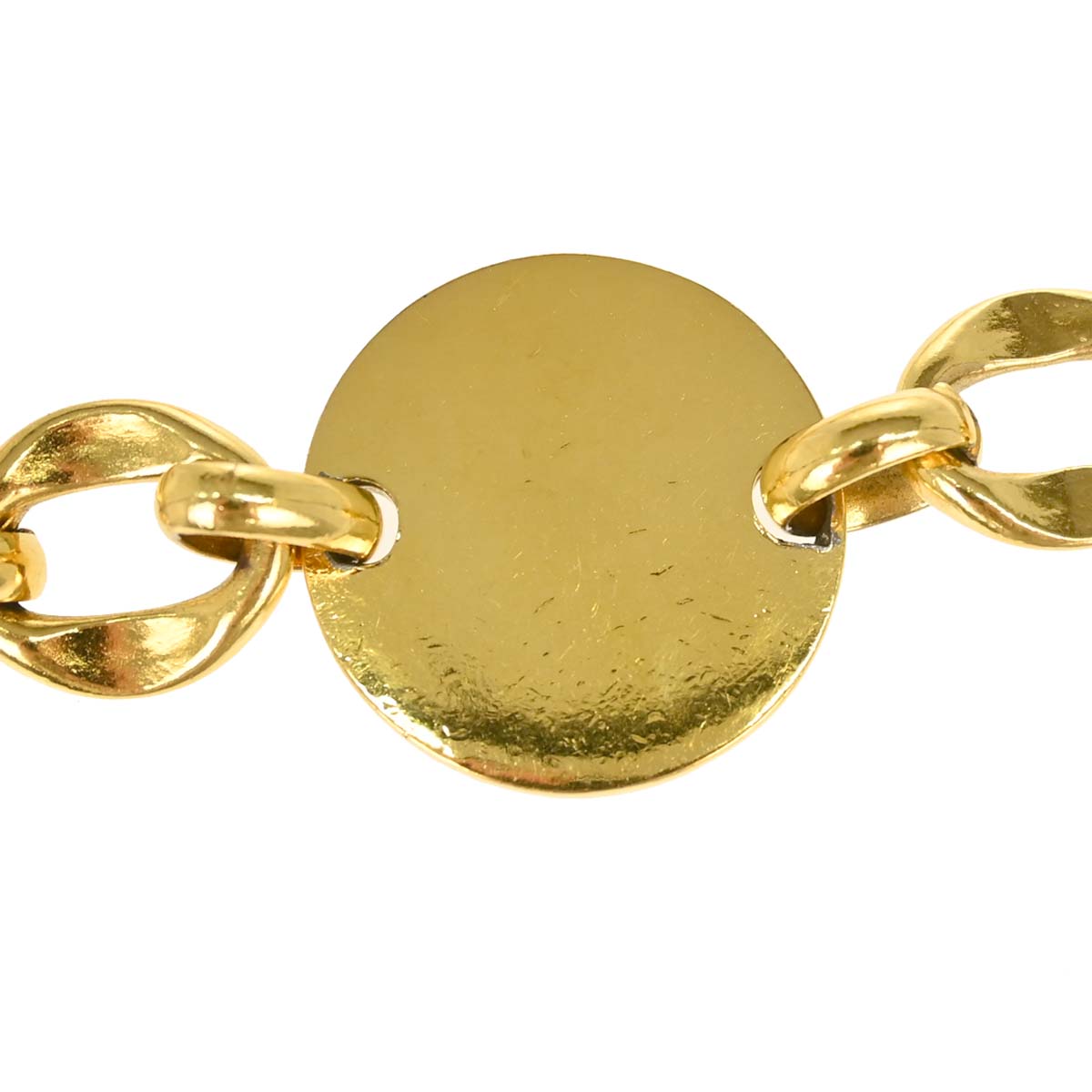 Chanel Chain Belt Icon Medallion Gold Small Good