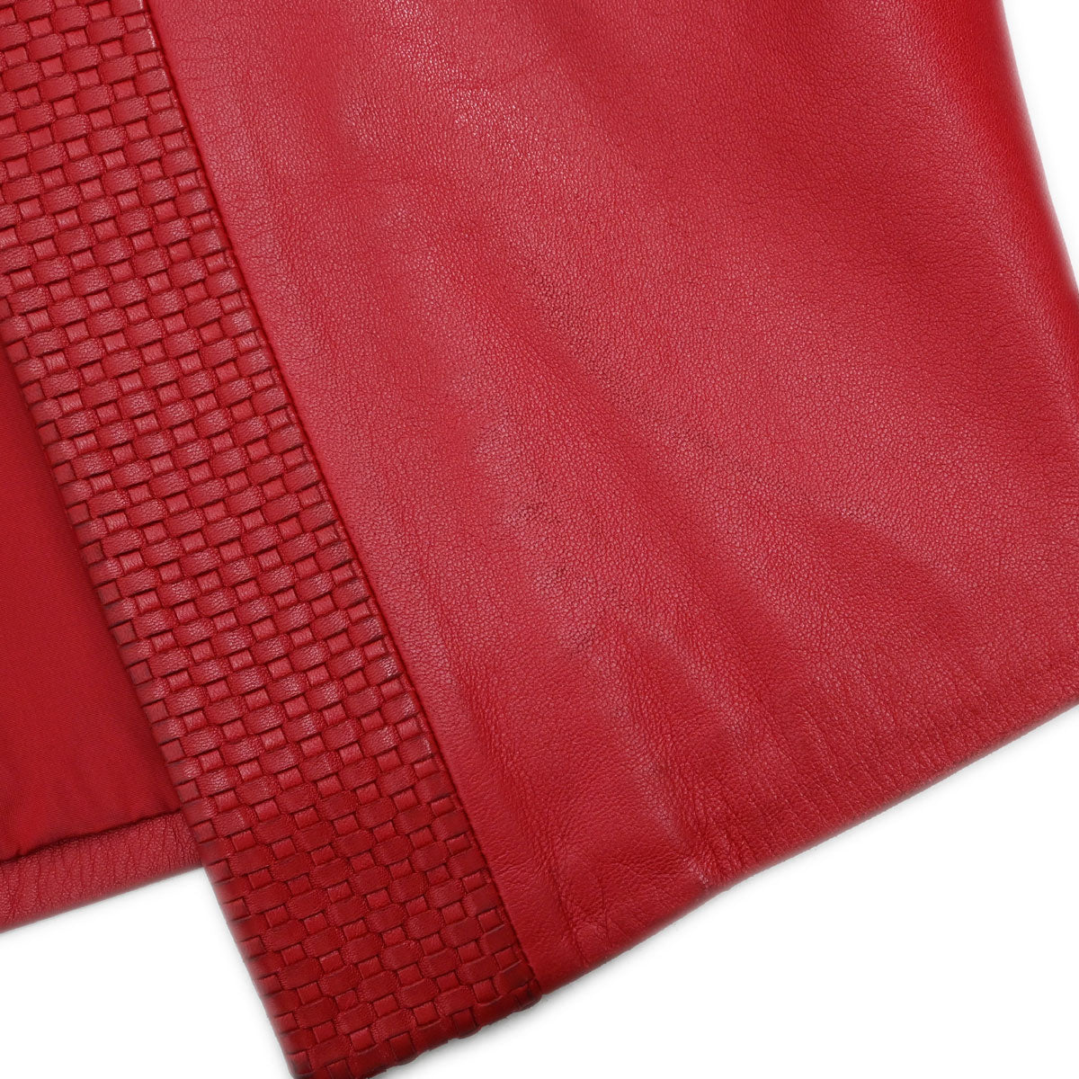 Loewe Sheepskin Leather Jacket Red #36