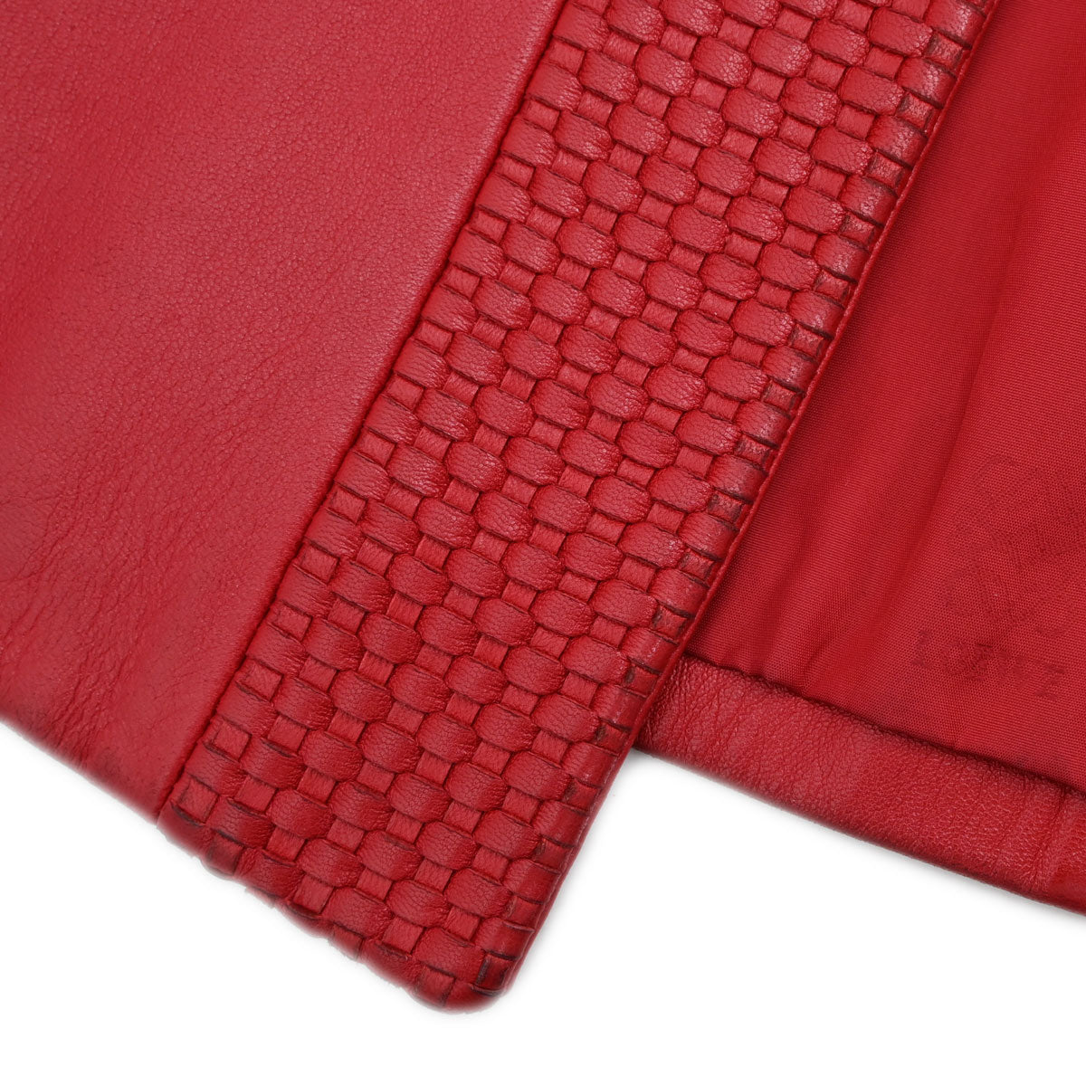 Loewe Sheepskin Leather Jacket Red #36