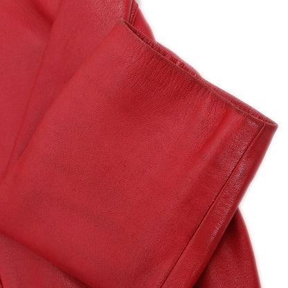 Loewe Sheepskin Leather Jacket Red #36