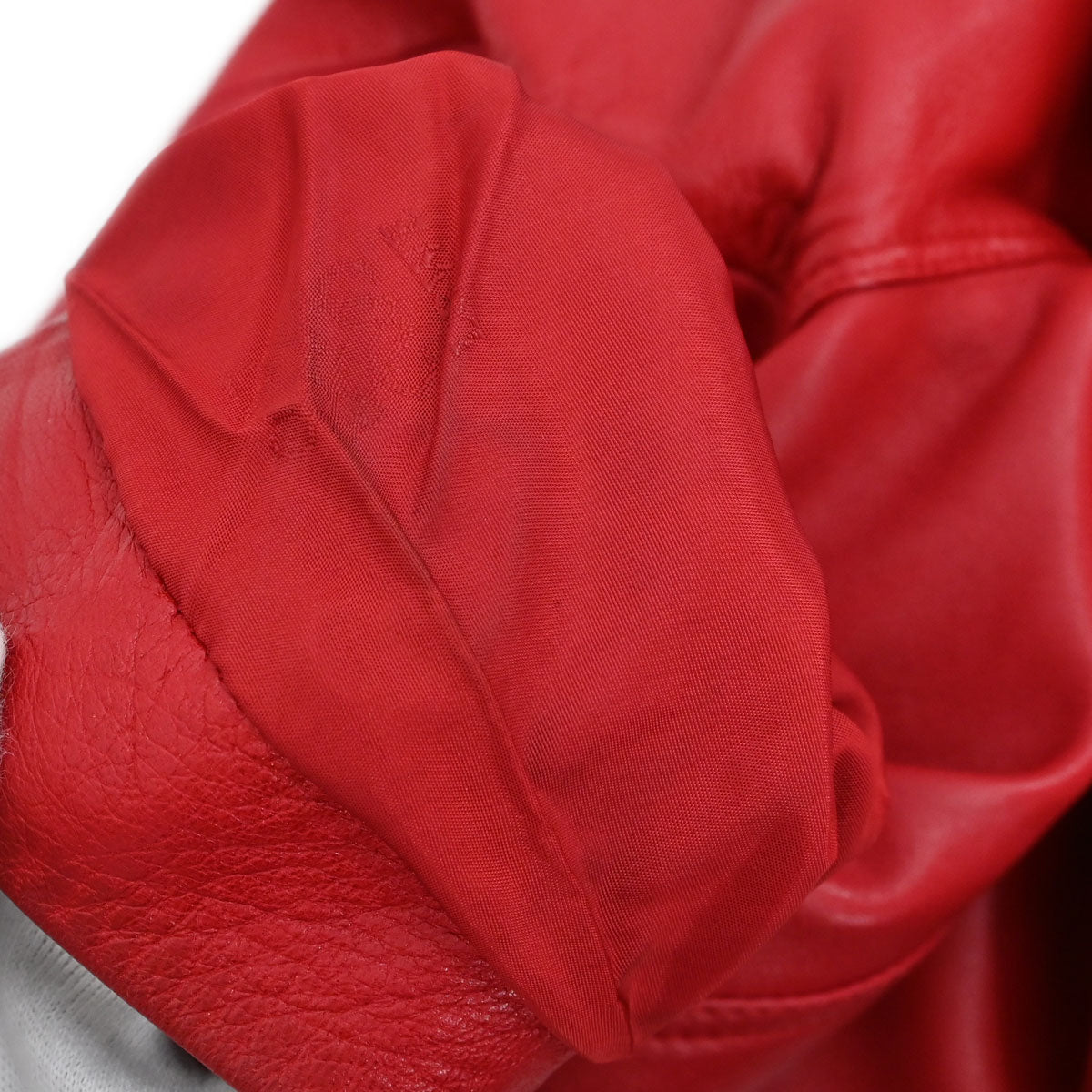 Loewe Sheepskin Leather Jacket Red #36