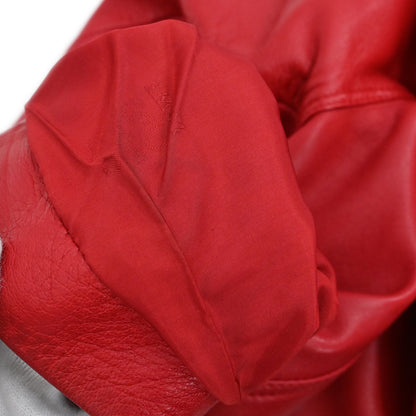 Loewe Sheepskin Leather Jacket Red #36