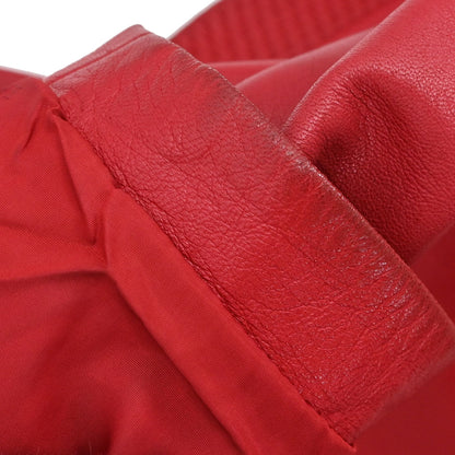 Loewe Sheepskin Leather Jacket Red #36