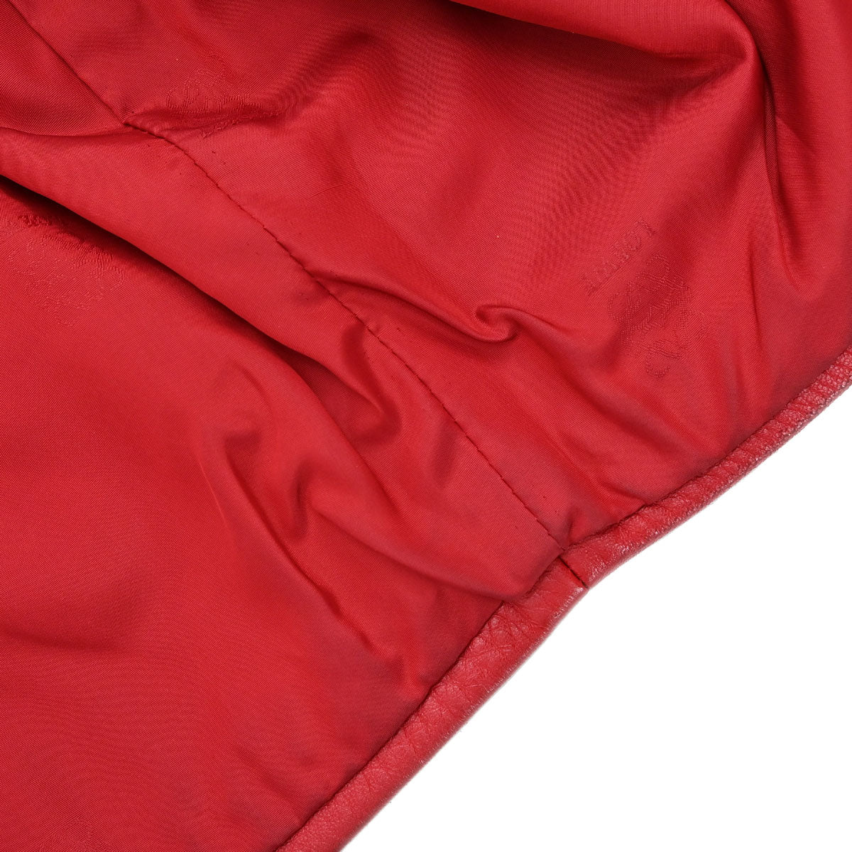 Loewe Sheepskin Leather Jacket Red #36