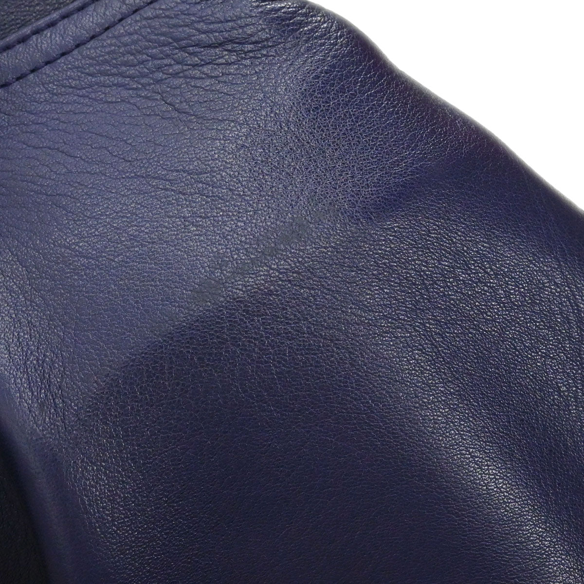 Loewe Single Breasted Leather Jacket Purple #40