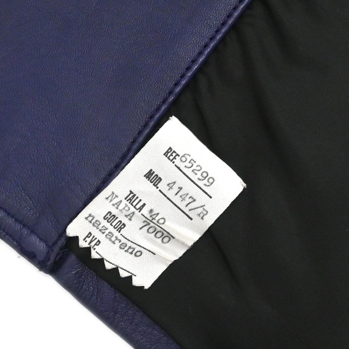 Loewe Single Breasted Leather Jacket Purple #40
