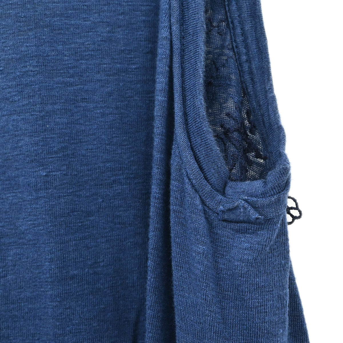 Louis Vuitton Sleeveless Dress Monogram Blue #M