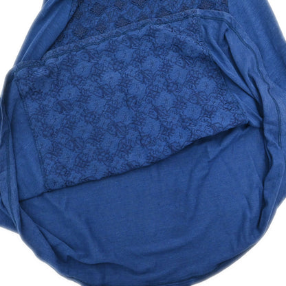 Louis Vuitton Sleeveless Dress Monogram Blue #M