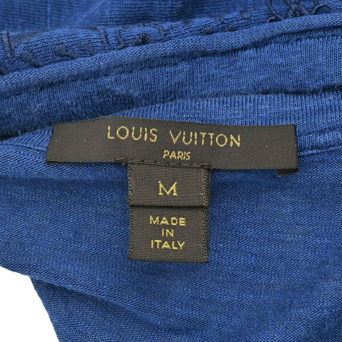 Louis Vuitton Sleeveless Dress Monogram Blue #M