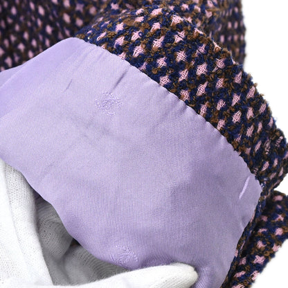 Chanel 1998 Double Breasted Tweed Jacket Pink #40