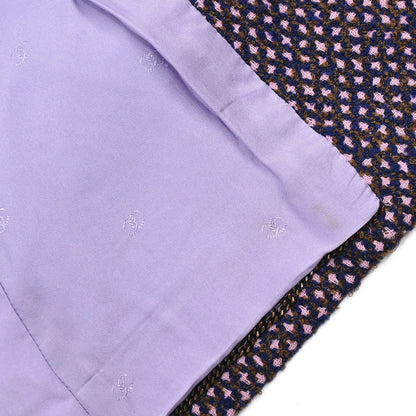 Chanel 1998 Double Breasted Tweed Jacket Pink #40