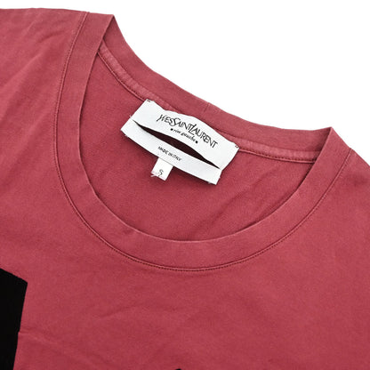 Yves Saint Laurent T-shirt Top Pink #S