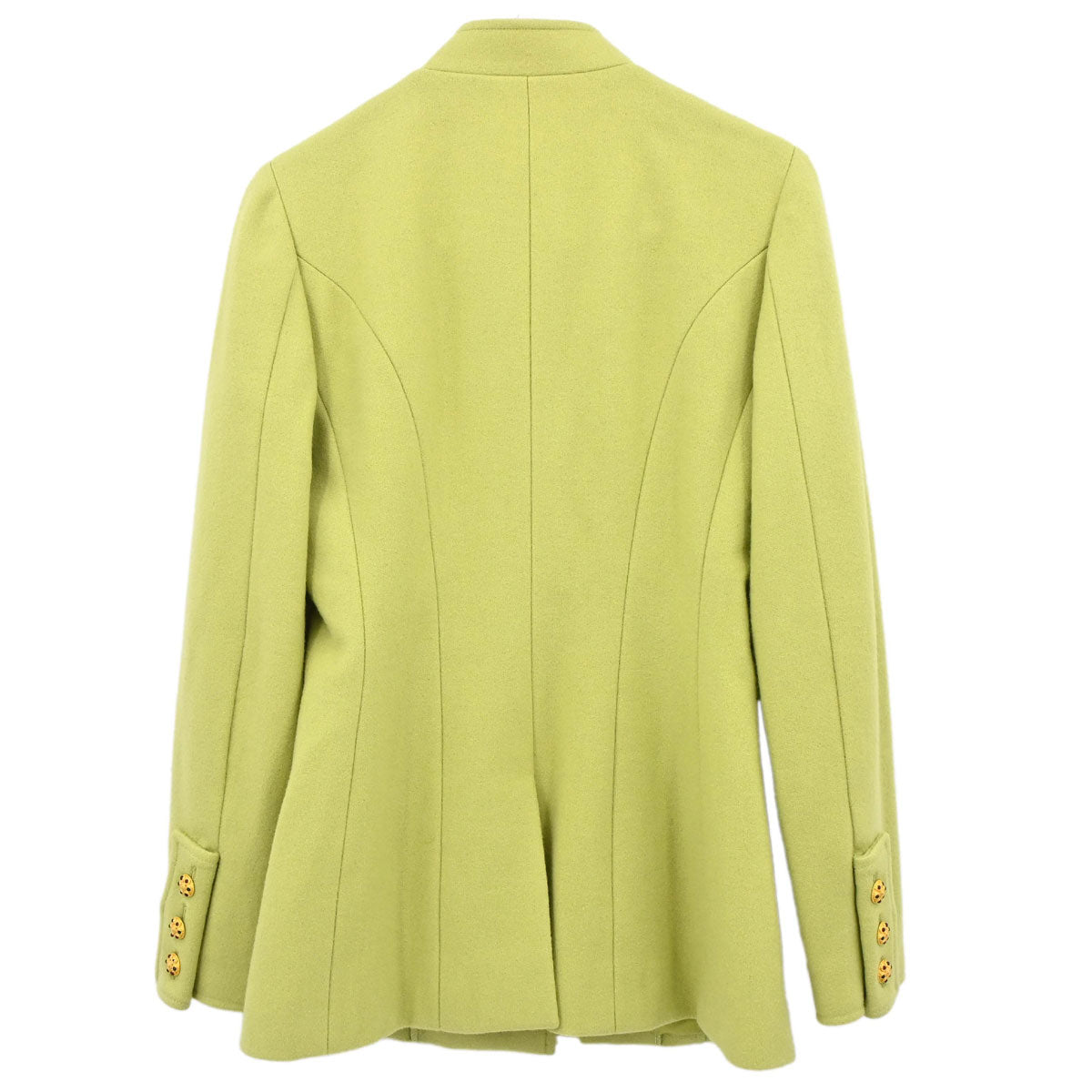 Chanel 1996 Gripoix Button Jacket Green #36