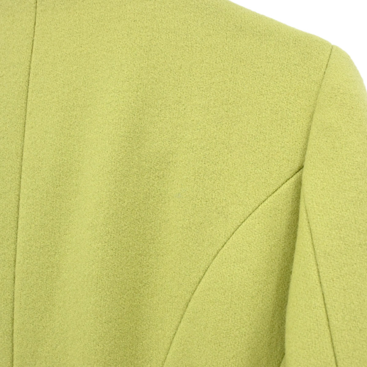 Chanel 1996 Gripoix Button Jacket Green #36