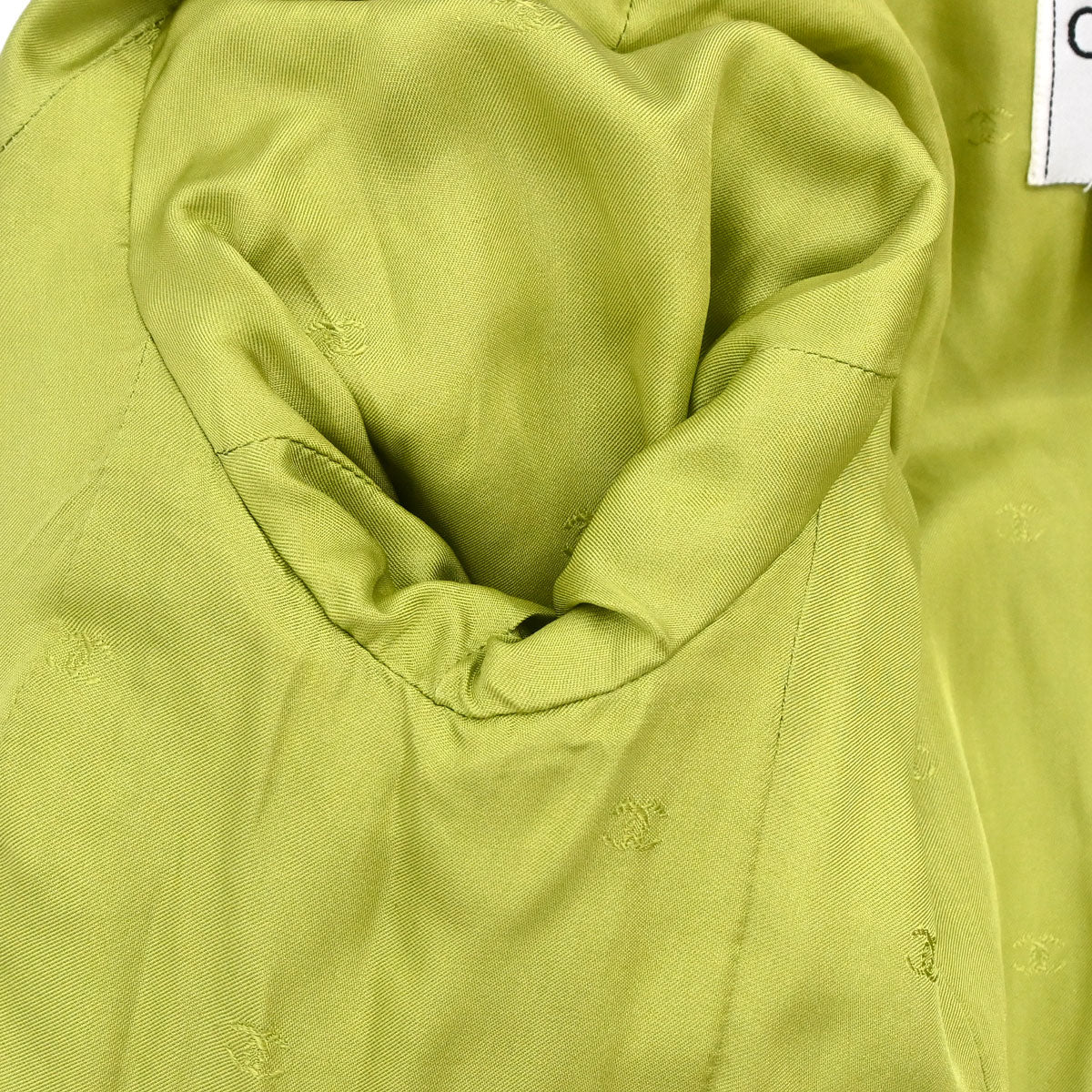 Chanel 1996 Gripoix Button Jacket Green #36
