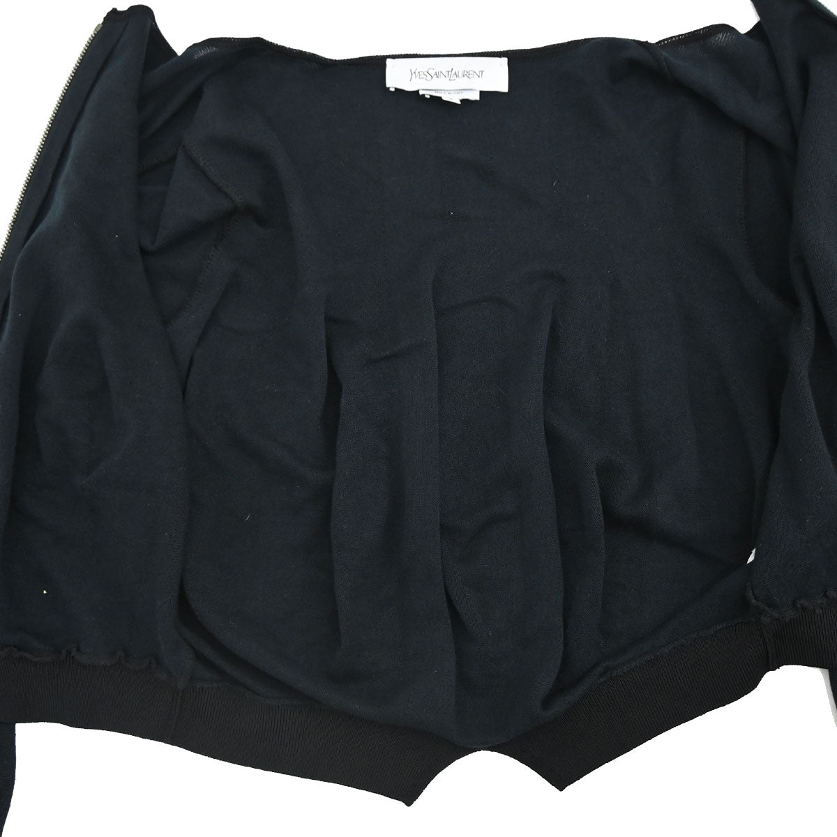 Yves Saint Laurent Zip Up Jacket Black #S