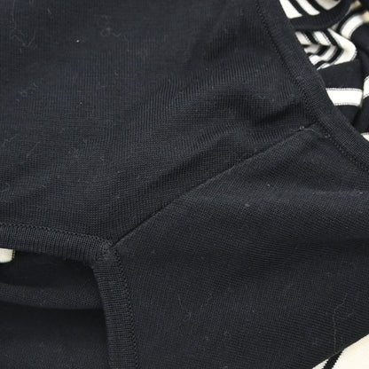 Chanel 1998 Sleeveless Top Border Black #40