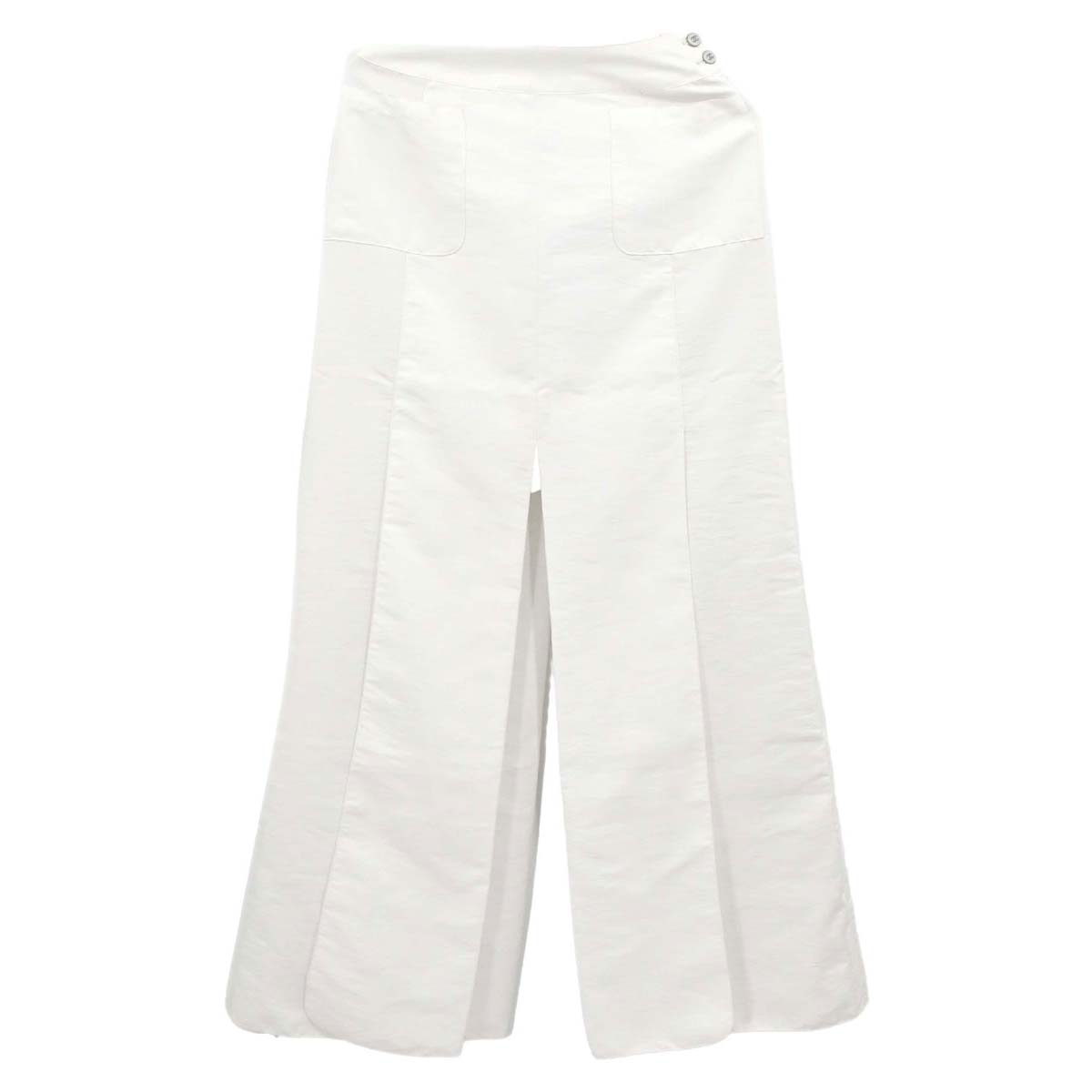 Chanel 1999 Long Skirt White #34