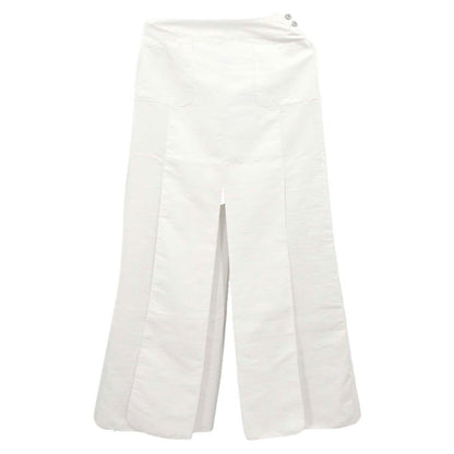 Chanel 1999 Long Skirt White #34