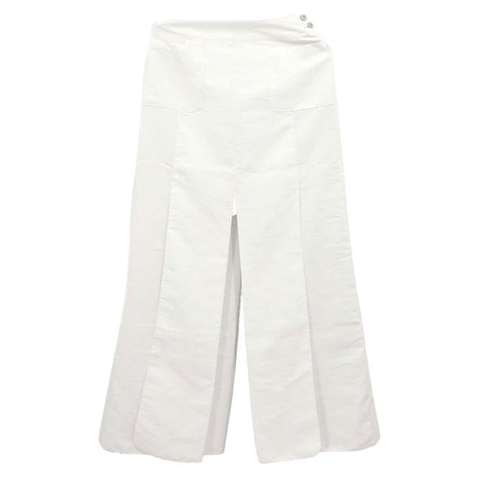 Chanel 1999 Long Skirt White #34