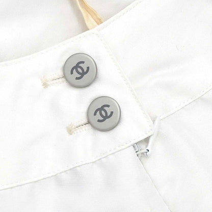 Chanel 1999 Long Skirt White #34