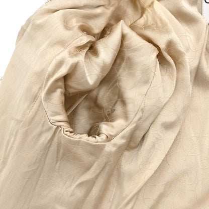 Chanel 2003 Single Breasted Jacket Tweed Beige #38