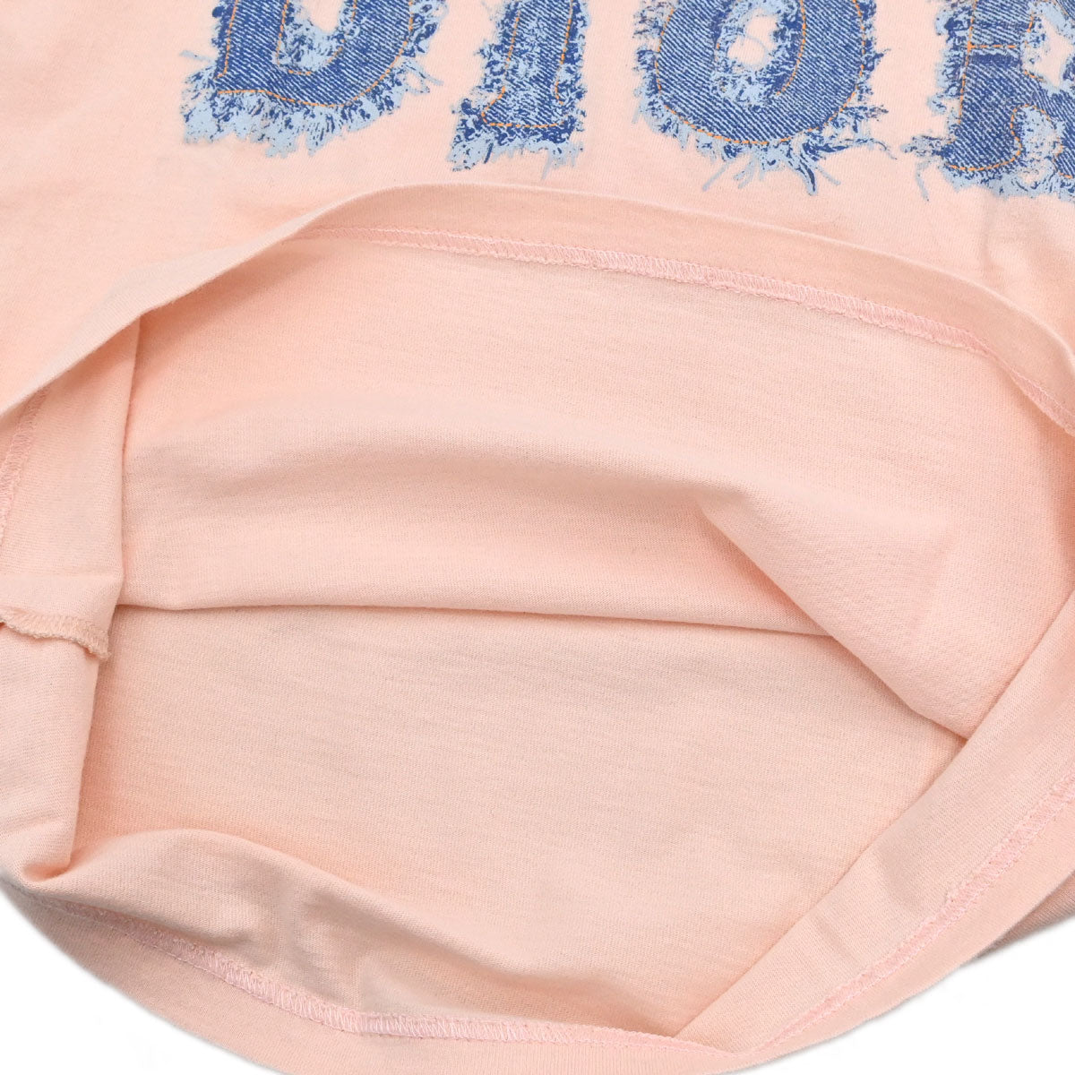 Christian Dior 2003 T-shirt Top Denim Print Pink #36