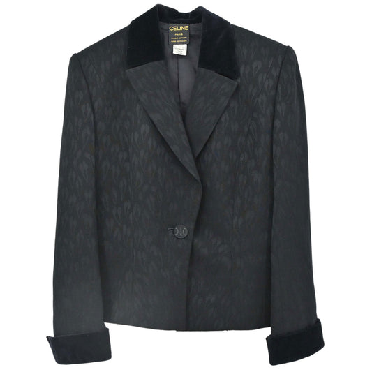 Celine Single Breasted Jacket Black #38