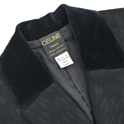 Celine Single Breasted Jacket Black #38
